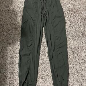 Lululemon army green dance studio joggers